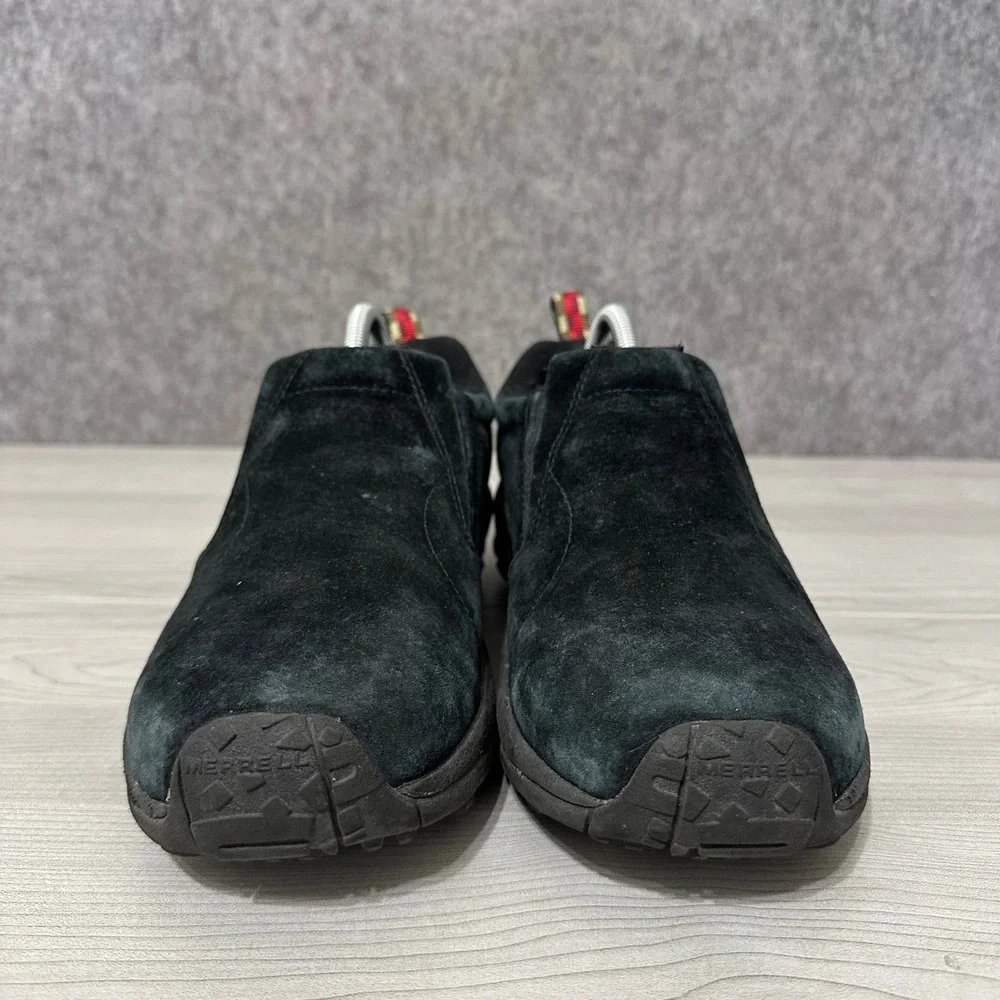 Merrell Jungle Moc Mens Size 10‎ Black Suede Slip On Shoes J60825 Casual Outdoor